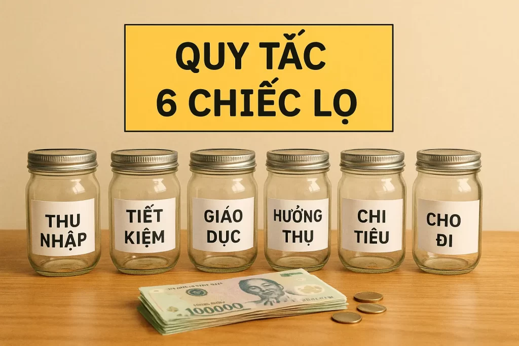 Quy tắc 6 chiếc lọ: Cách đơn giản để kiểm soát tài chính