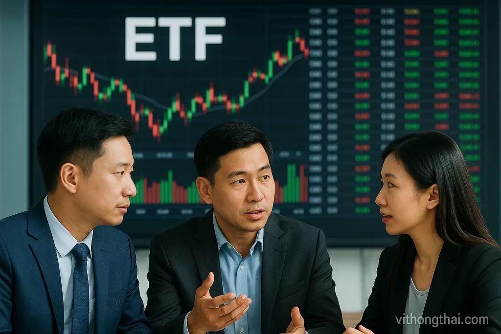 Nhà đầu tư đang bàn luận về quỹ etf