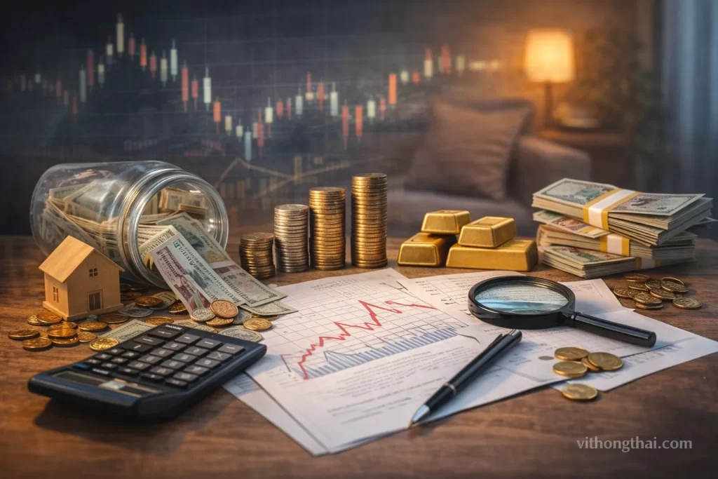 So sánh lợi nhuận các kênh đầu tư